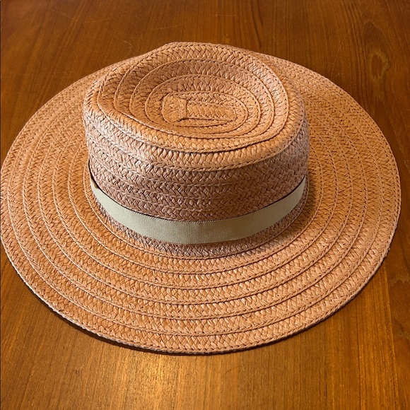 Madewell Packable Braided Straw Hat in Nutmeg - Picture 4 of 7